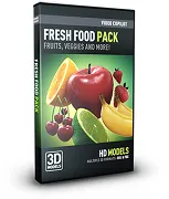 Video Copilot 3D Model Pack - Fresh Food